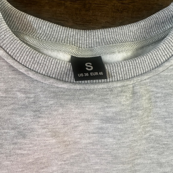 Parke Gray & Navy Crewneck Sweatshirt - Picture 2 of 3